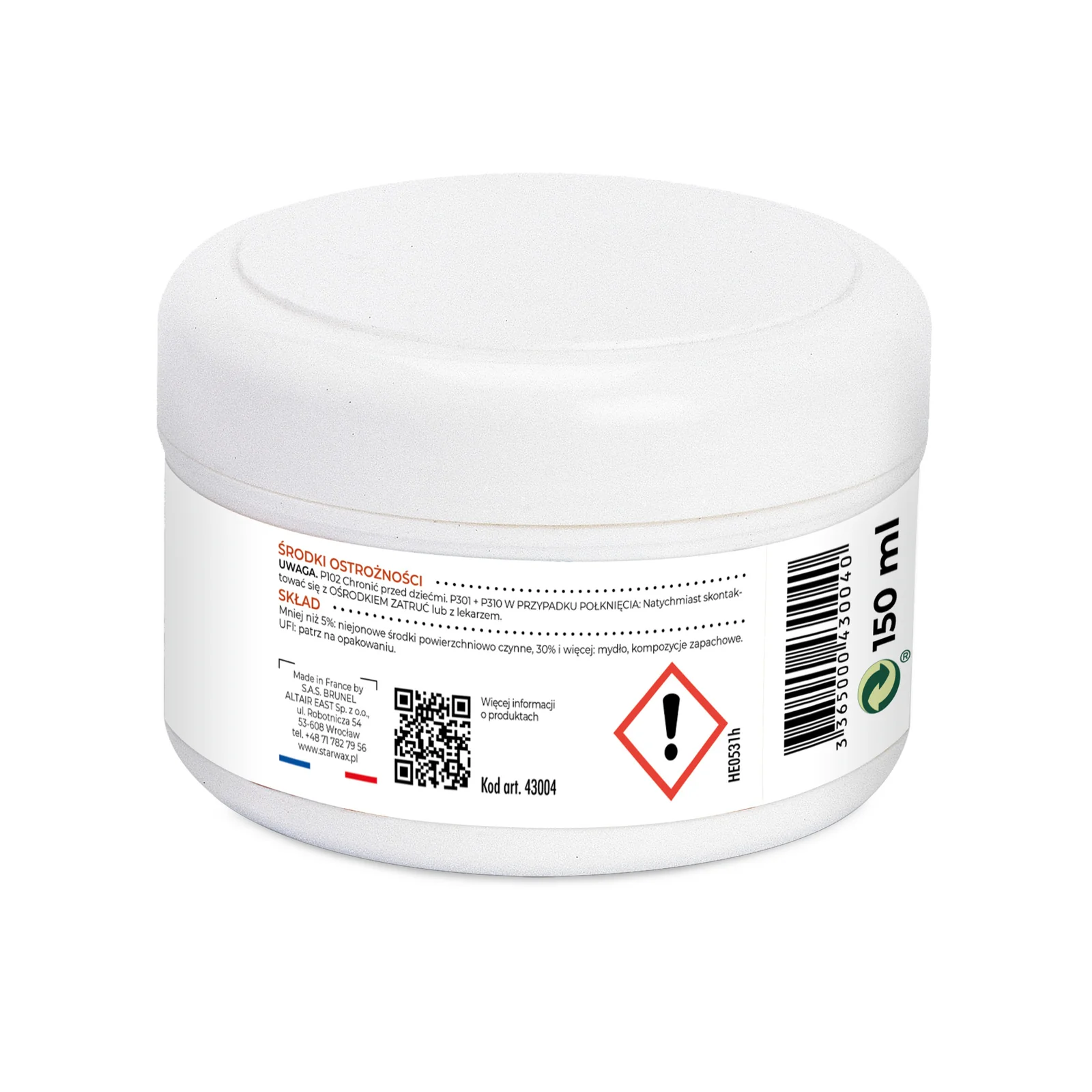 SKÓRA NATURALNA SPECJALNE MYDŁO 150 ML STARWAX - Image 3