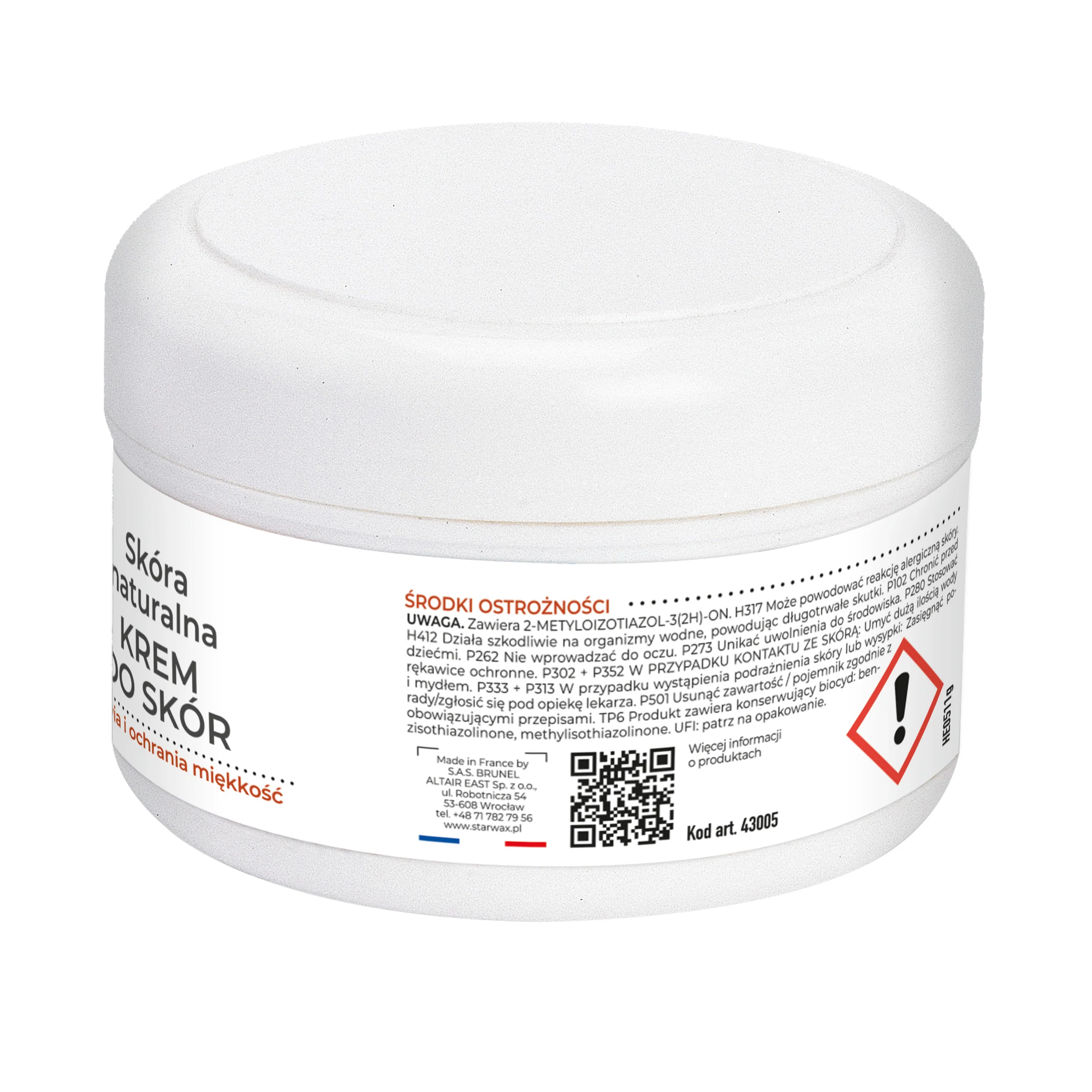 SKÓRA NATURALNA KREM DO SKÓR BEZBARWNY 150 ML STARWAX - Image 3
