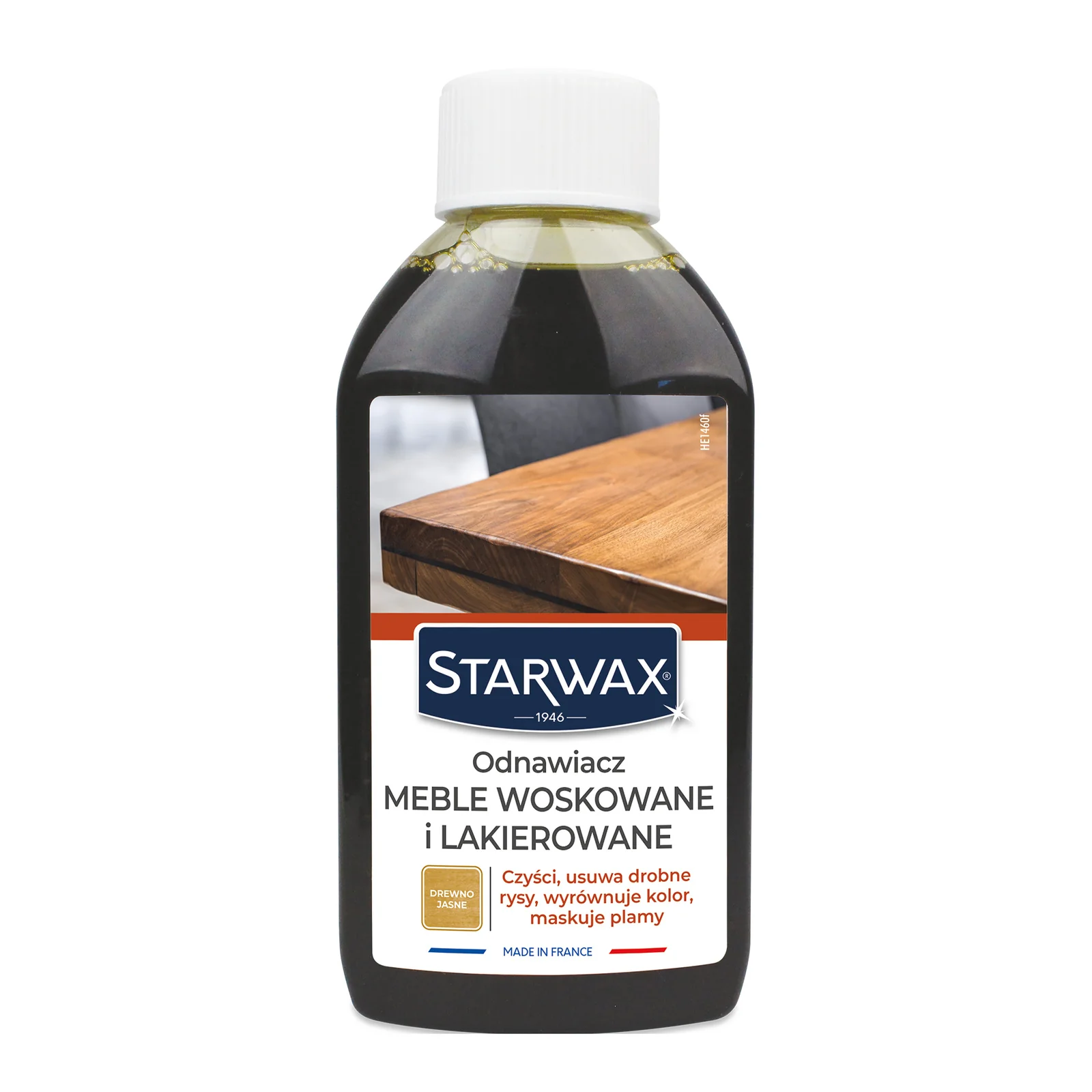 ODNAWIACZ MEBLE WOSKOWANE I LAKIEROWANE DREWNO JASNE 250 ML STARWAX