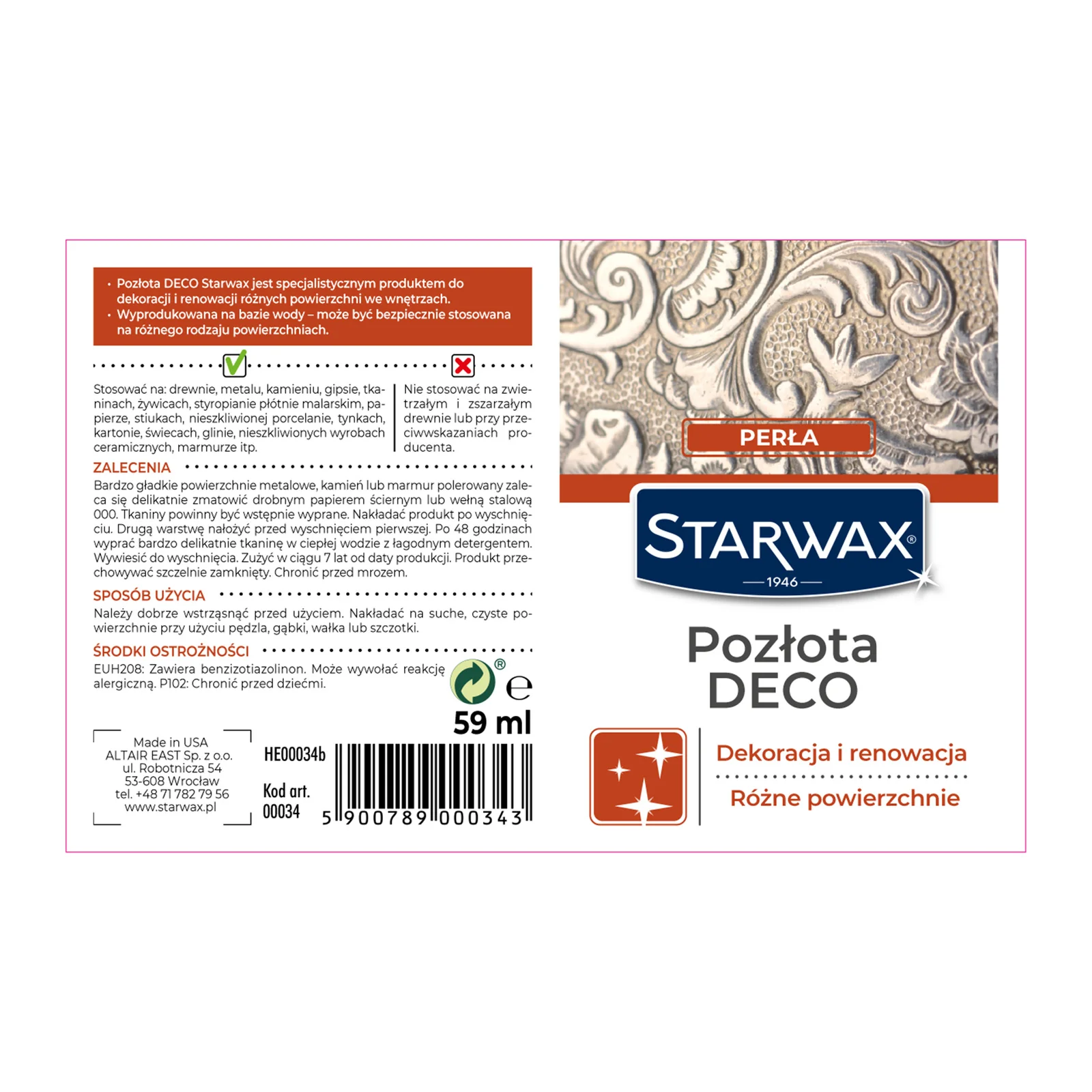 POZŁOTA DECO PERŁA 59 ML - Image 3