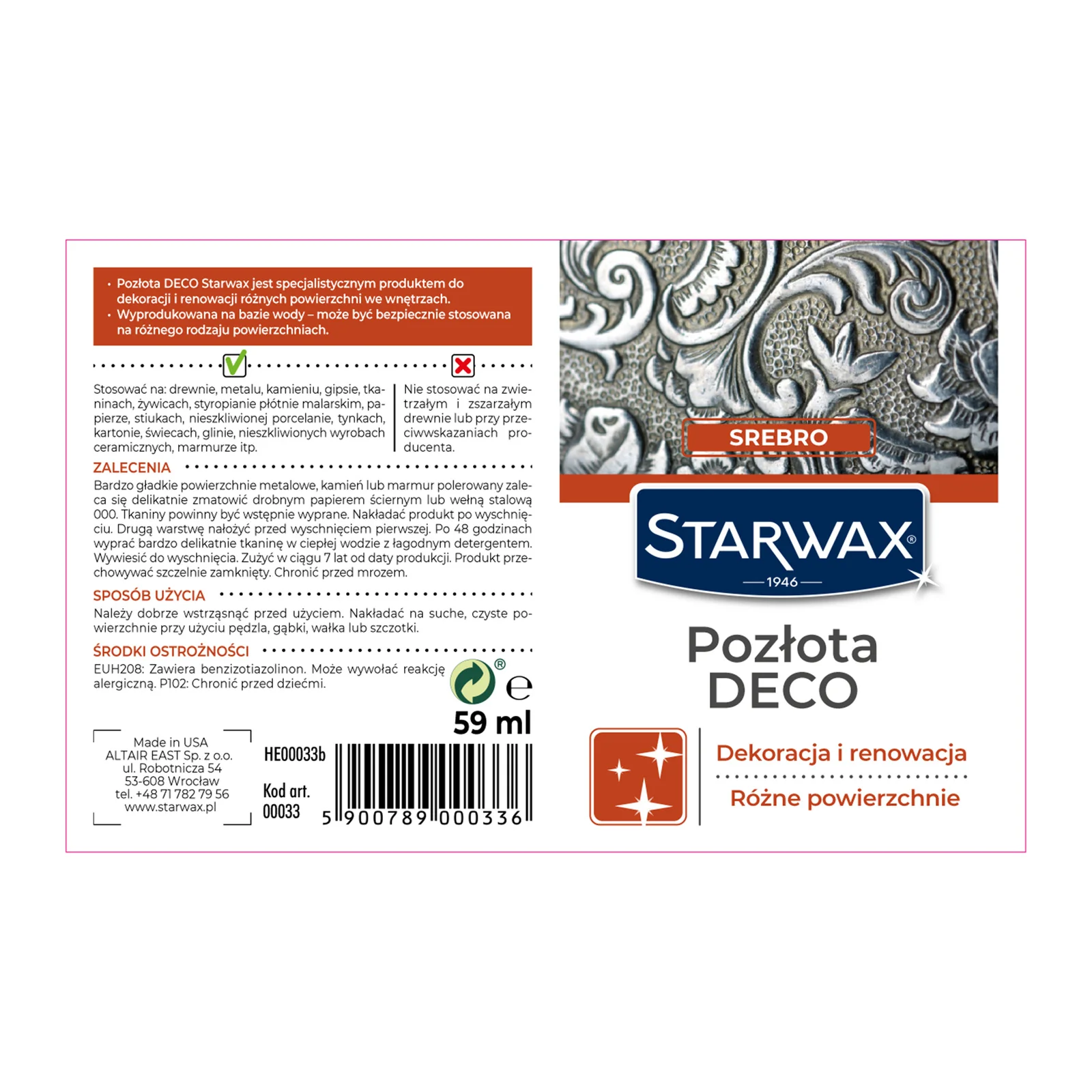 POZŁOTA DECO SREBRO 59 ML - Image 3