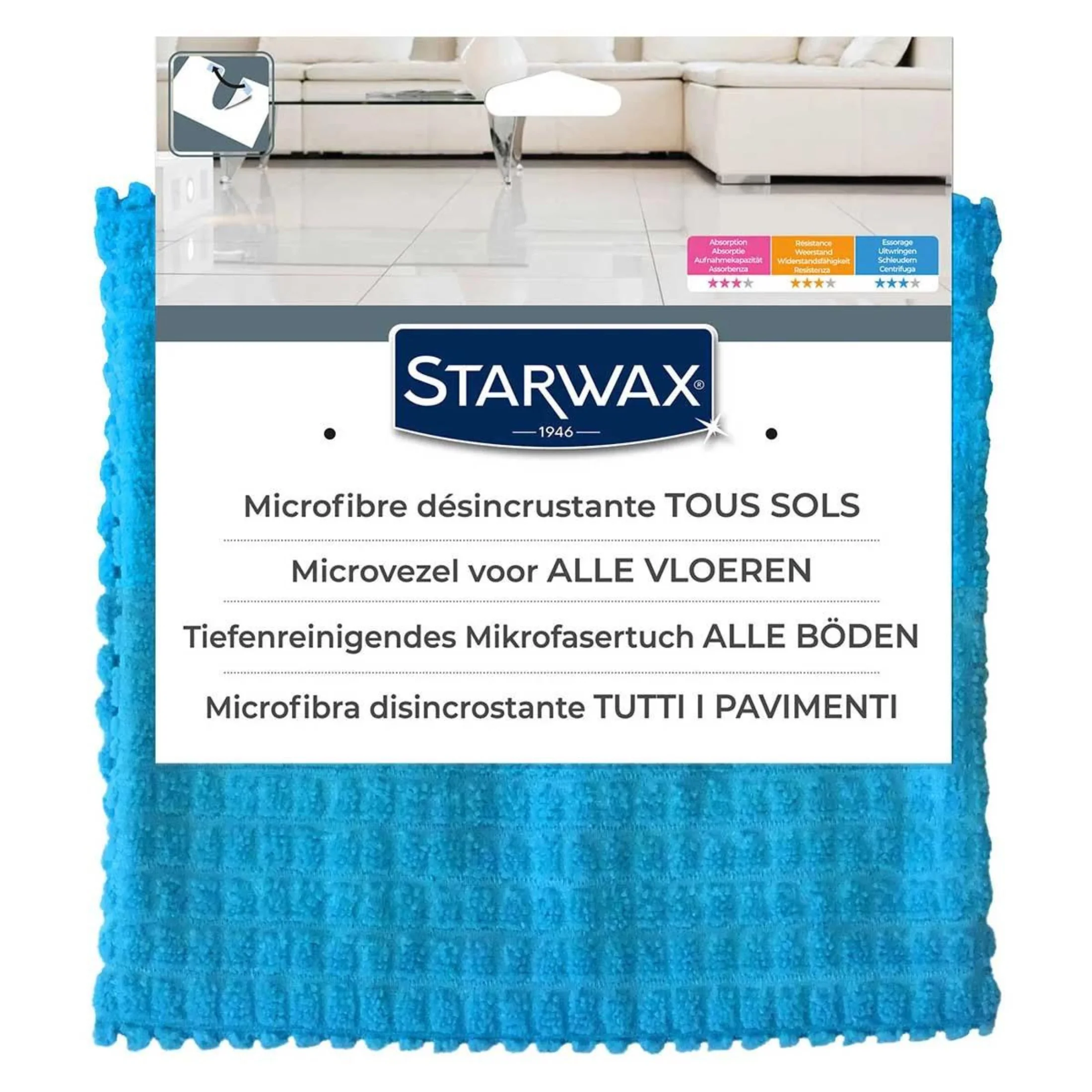 ŚCIERKA Z MIKROFIBRY DO CZYSZCZENIA PODŁÓG STARWAX