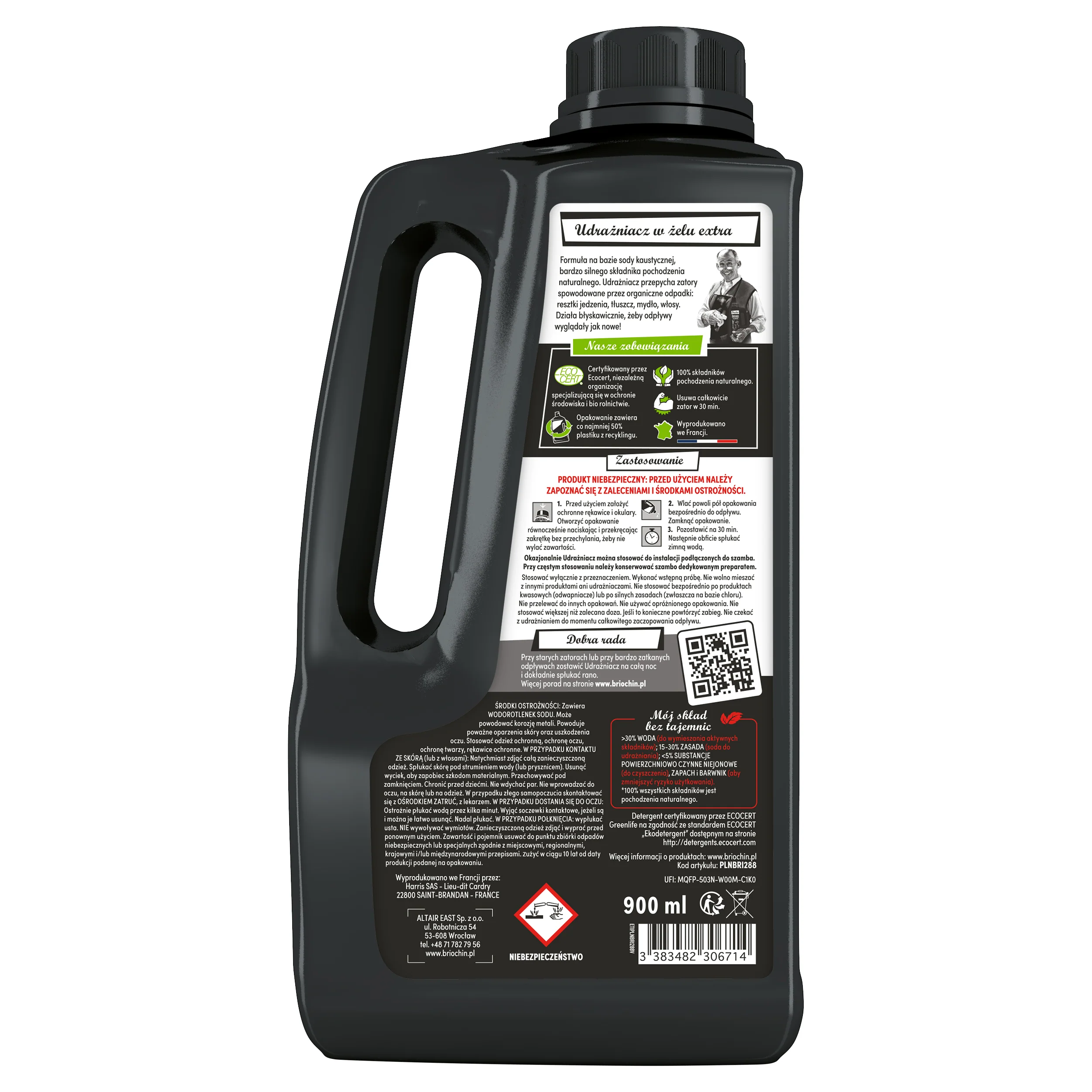 UDRAŻNIACZ W ŻELU EXTRA 900 ML BRIOCHIN - Image 2