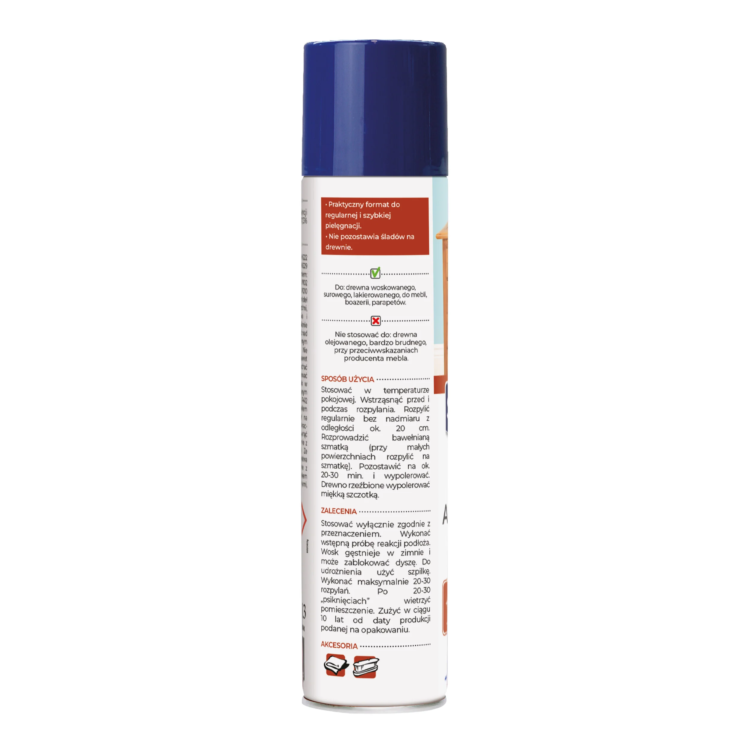 WOSK W AEROZOLU DO JASNEGO DREWNA 300 ML STARWAX - Image 2